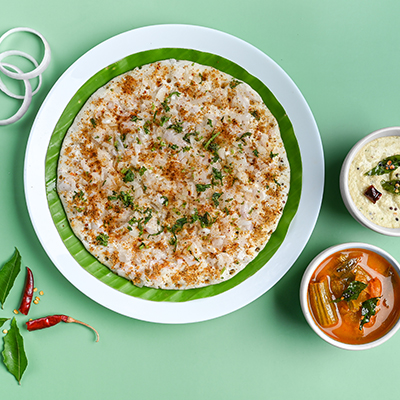 Onion Uttapam Onion Uttapam