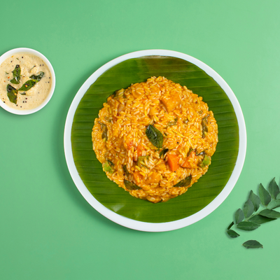 Sambhar rice with IdlyGo Sambhar rice with IdlyGo