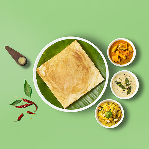 Ghee masala dosa square with ghee, masala reference 4x3 Ghee masala dosa square with ghee, masala reference 4x3